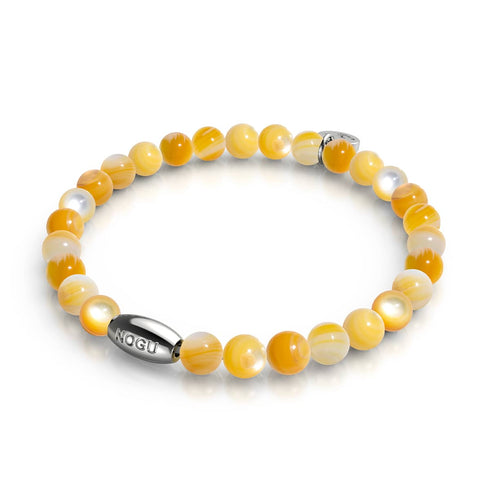 Sonnenschein x Silber | Abalone-Armband
