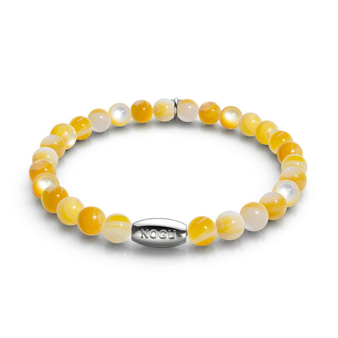 Sonnenschein x Silber | Abalone-Armband