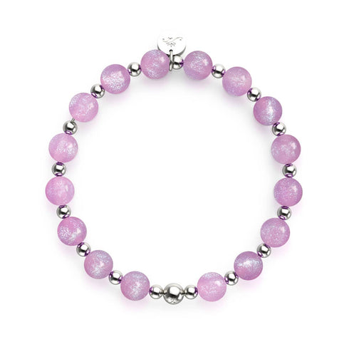 Lila Glitzer | Traumlandschaft Opal Armband
