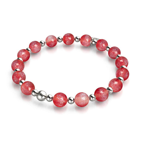 Roter Samt | Traumlandschaft Opal Armband