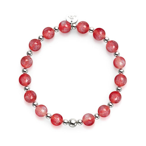 Roter Samt | Traumlandschaft Opal Armband