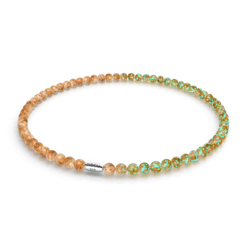 Aprikose | 925er Sterlingsilber | Firefly-Glasfolie