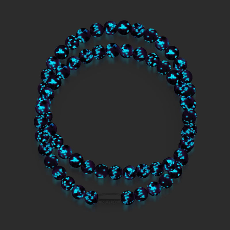 Blaues Byzanz | 925er Sterlingsilber | Firefly-Glasfolie