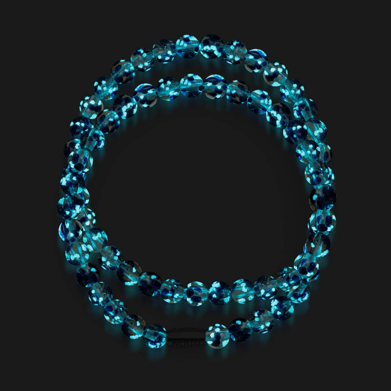 Indigo Dunes | 925er Sterlingsilber | Firefly-Glasfolie