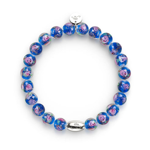 Topasgarten | 925er Sterlingsilber | Firefly-Glasgarten-Armband