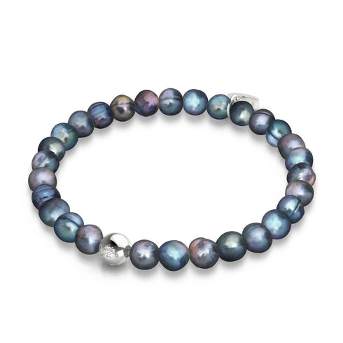 Holografisch | 925er Sterlingsilber | Süßwasserperlenarmband