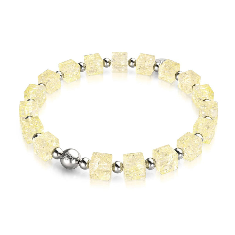 Gefrorene Limonade | Glitzerglas | Zuckerwürfel-Armband 