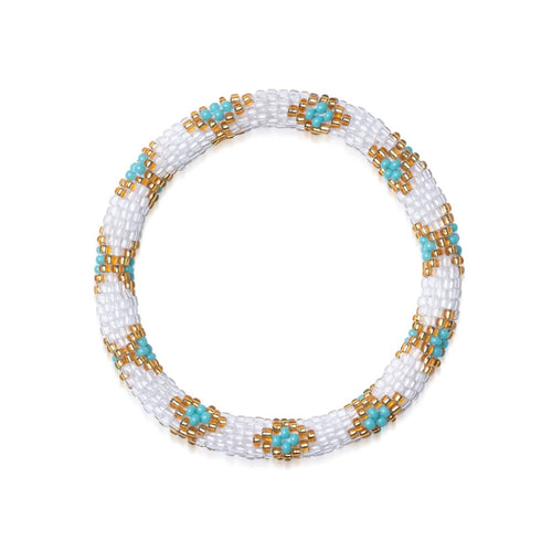 Geschmückt | Himalaya-Glasperlenarmband