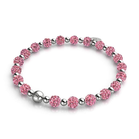 Flamingo Funkeln | Kristall Kikiballa Armband 