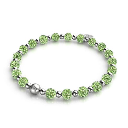 Palmengrün | Kristall Kikiballa Armband
