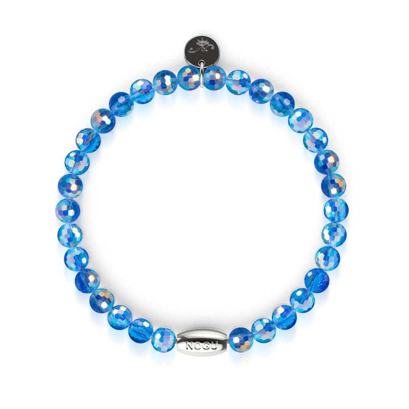 Azurblau | Facettiertes Prisma Armband