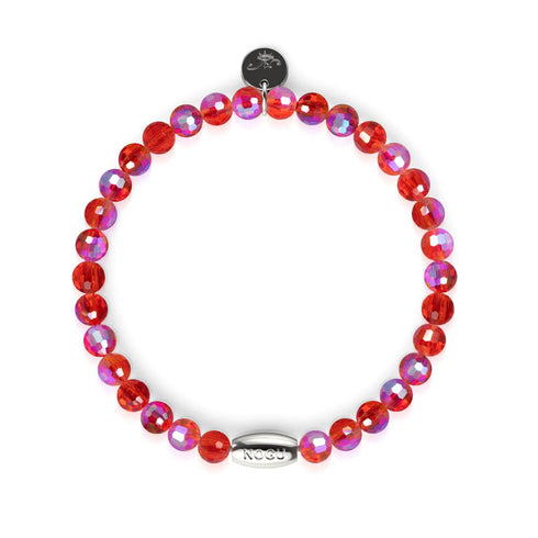 Kirschbombe | Facettiertes Prisma Armband