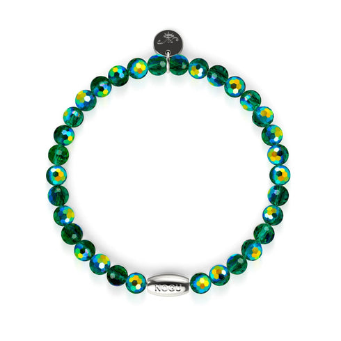 Tiefes Türkis | Facettiertes Prisma-Armband