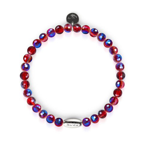 Granat | Facettiertes Prisma-Armband
