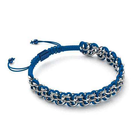 65 Glieder | Blaues Kismet-Armband 