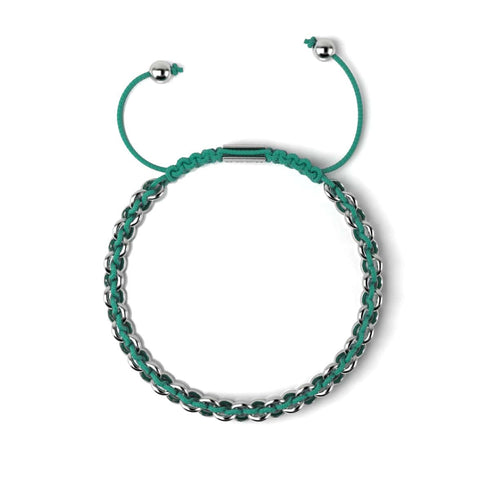 Kismet Links | Pantone Armband | Silber | Atlantis